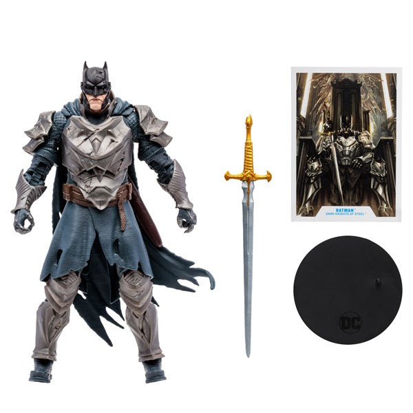 Dark Knights of Steel Graphic Novel and Action Figure Bundle