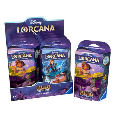 Pre-Order Disney Lorcana: Ursula's Return Starter Deck (2-Pack) Heroes World Pre-Order Disney Lorcana: Ursula's Return Starter Deck (2-Pack) Heroes World