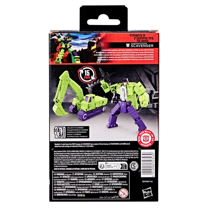 Constructicon Scavenger | Transformers Studio Series 86 Deluxe Class The Transformers: The Movie | Hasbro