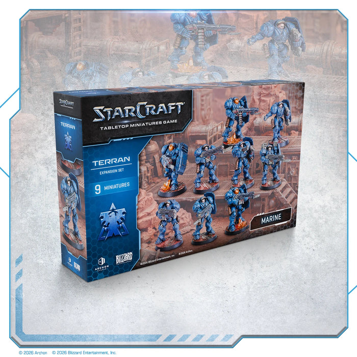 [PREORDER] Marine Expansion Set | Terran | Starcraft: The Miniatures Game