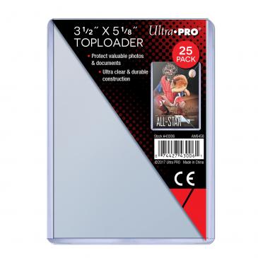 Ultra Pro - Top Loaders - 3 1/2" x 5 1/8" Pack of 25