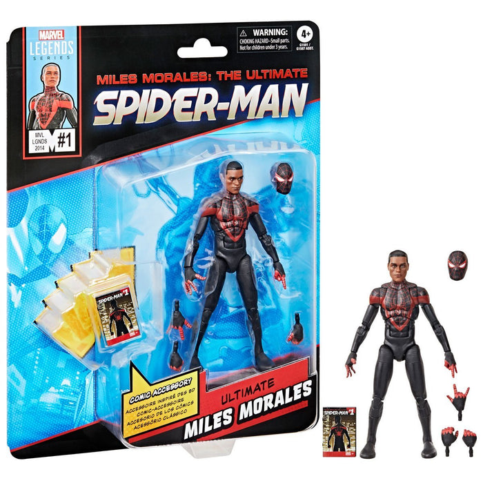 Miles Morales Ultimate (Marvel Legends Comics-Inspired 6-Inch Action Figures Wave 1)