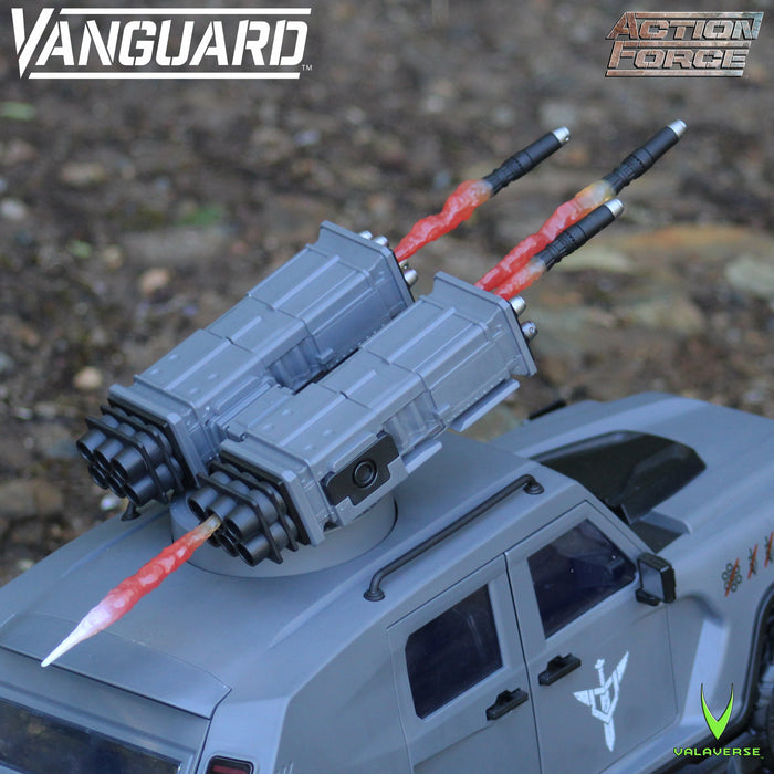 Action Force VANGUARD Vehicle Stealth Gray (Includes: Stealth Gray Missile Launcher Add-On)