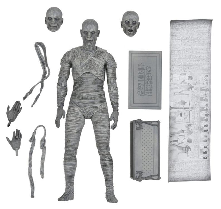 UNIVERSAL MONSTERS ULTIMATE MUMMY B/W FIGURE 7"