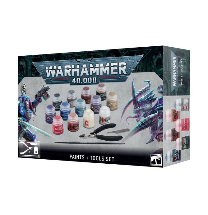 Warhammer 40,000: Paints + Tools Set | Games Workshop