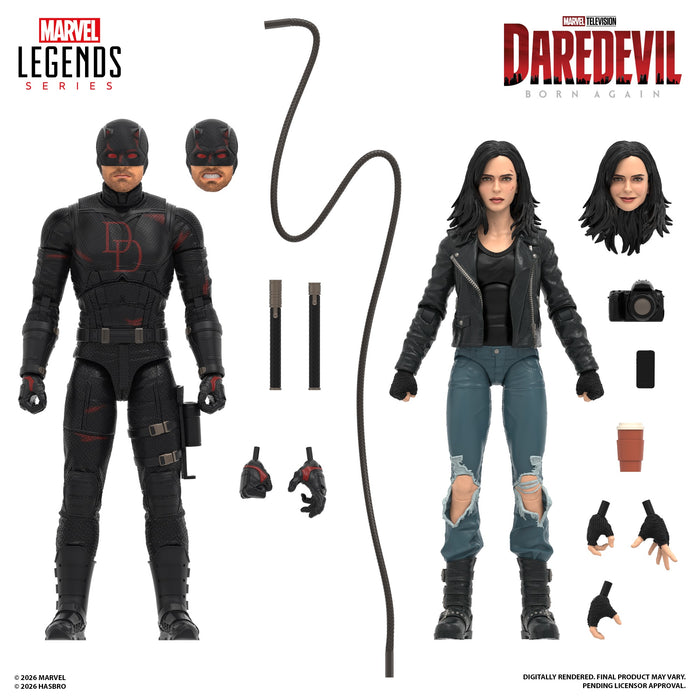 [PREORDER] Marvel Legends Series Daredevil: Born Again Daredevil & Jessica Jones | Action Figure | Hasbro