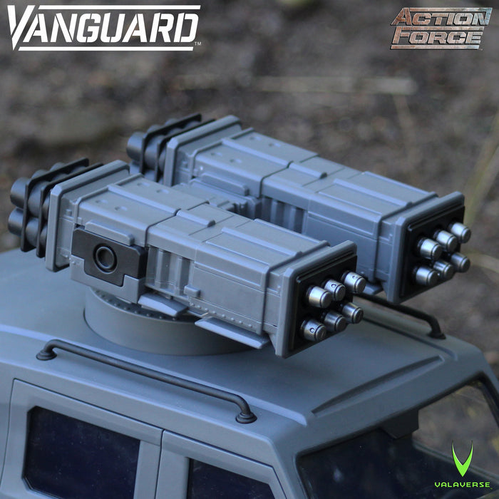 Action Force VANGUARD Vehicle Stealth Gray (Includes: Stealth Gray Missile Launcher Add-On)