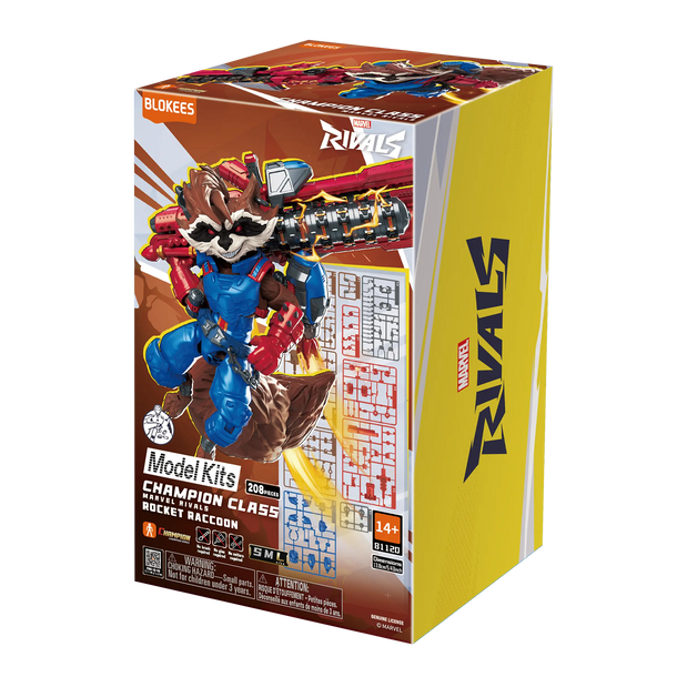 [PREORDER JULY 2026] Marvel Rivals Rocket Raccoon Champion Class CC08 | Model Kit | Blokees