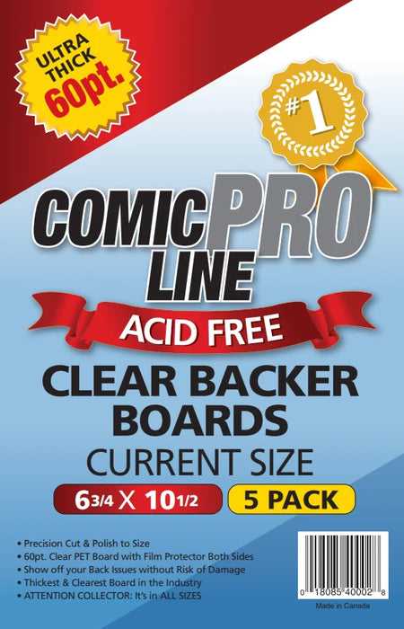 Comic Clear Book (5 Pack) | Comic Supplies | Comic PRO Line