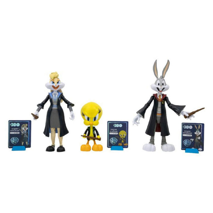 WB 100 - Looney Tunes vs. Harry Potter - Bugs Bunny, Lola Bunny & Tweety in Robes 3-Pack