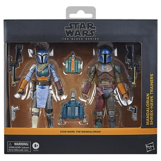 Star Wars The Black Series Mandalorian Shriek-Hawk Trainers Action Figure (6”) 2-Pack