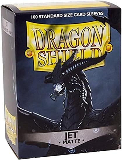 Dragon Shield Card Sleeves44; Matte Jet - 100 Count