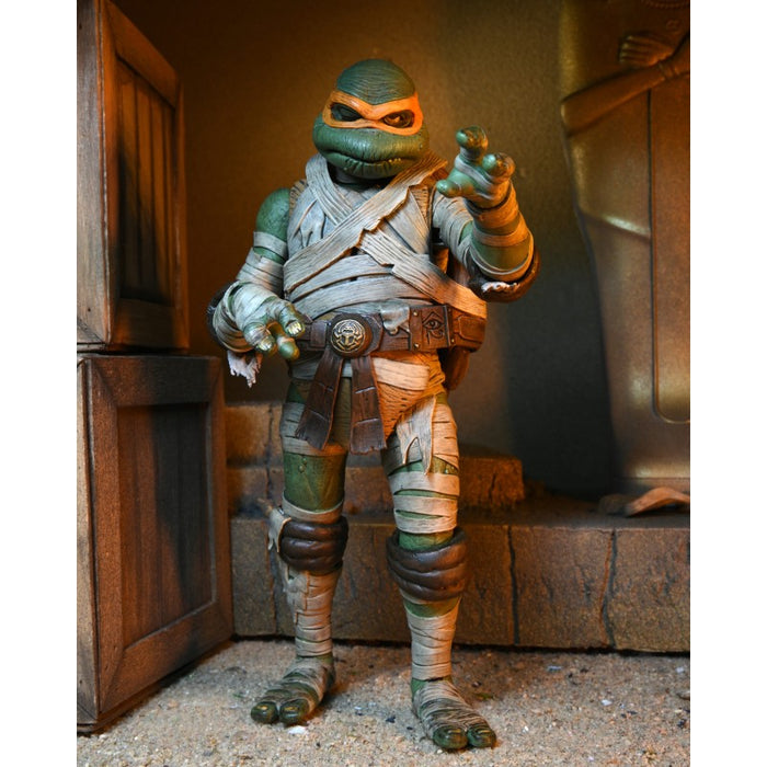 Teenage Mutant Ninja Turtles Universal Monsters 7 Inch Action Figure Ultimate - Michelangelo as Mummy