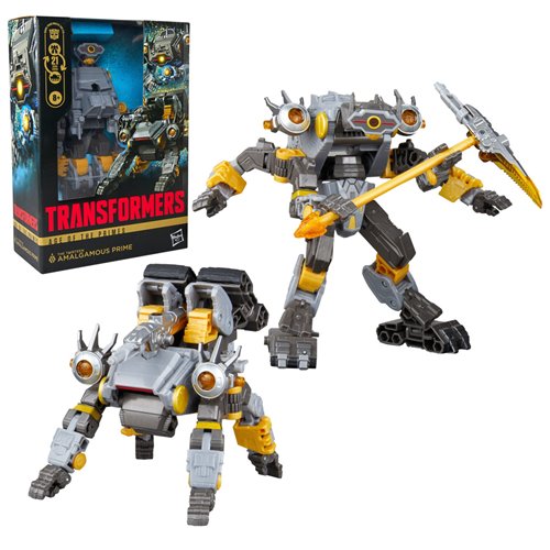 Transformers Age of the Primes Voyager Class Amalgamous Prime | Action Figure | Hasbro