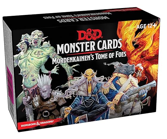 Dungeons & Dragons: Spellbook Cards: Mordenkainen's Tome of Foes (Monster Cards, D&D Accessory)