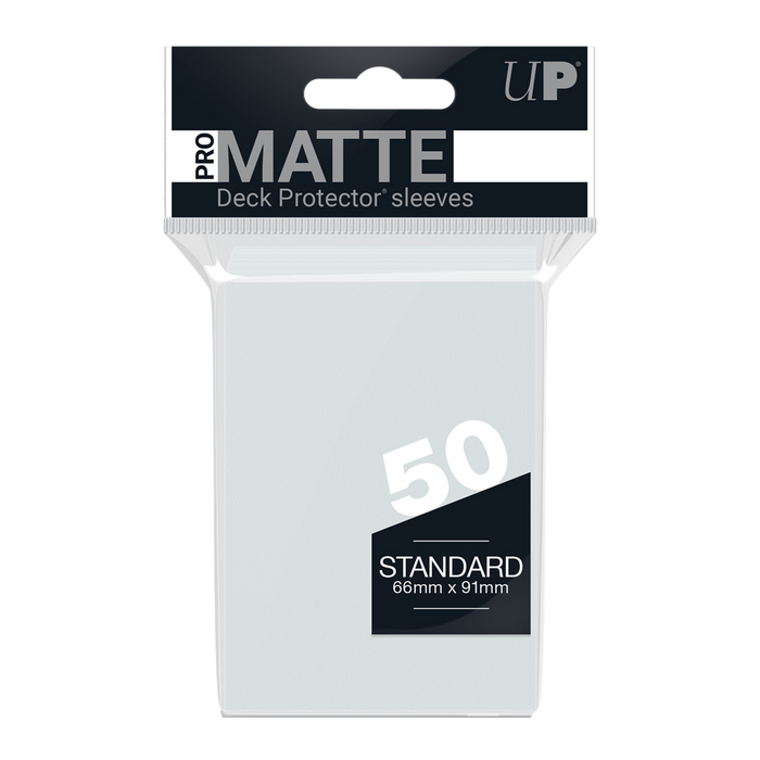 PRO-Matte Standard Deck Protector Sleeves CLEAR 50CT