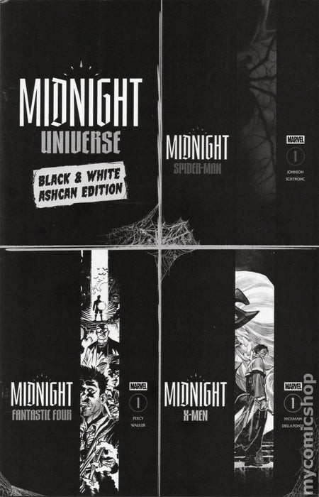 Midnight Universe | Black & White Ashcan Edition | Marvel Comics