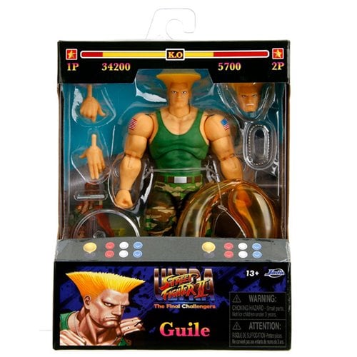 [PREORDER] Ultra Street Fighter II Guile 6-Inch Scale Action Figure (Jada Toys)