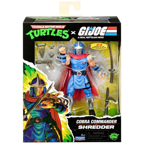 [PREORDER] Teenage Mutant Ninja Turtles x G.I. Joe Shredder x Cobra Commander | Action Figures | Playmates
