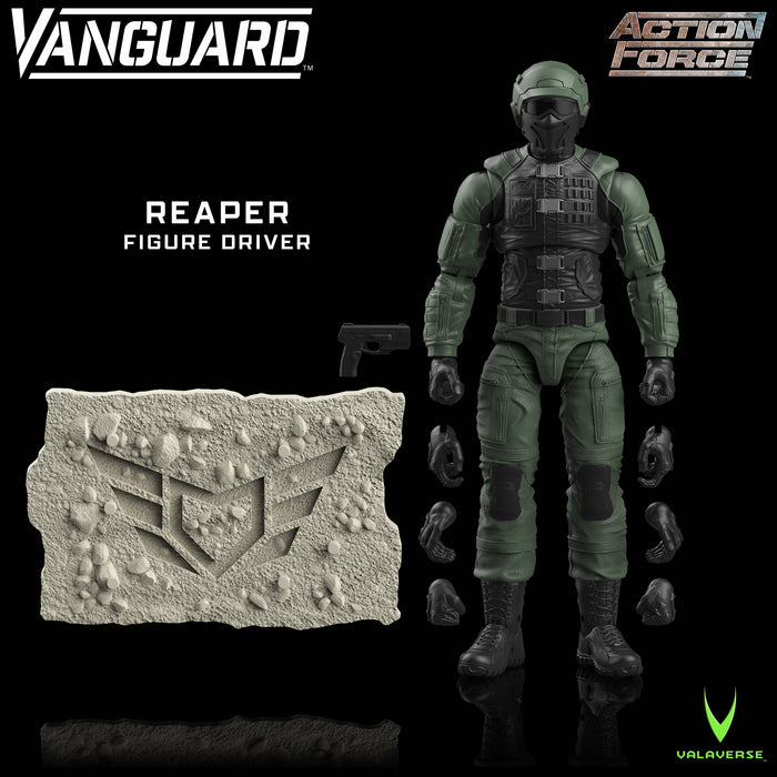 Action Force VANGUARD Vehicle Stealth Gray (Includes: Stealth Gray Missile Launcher Add-On)