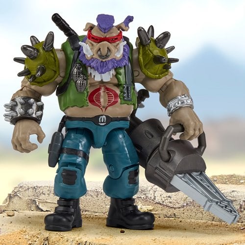 [PREORDER] Teenage Mutant Ninja Turtles x G.I. Joe Bebop x Ripper | Action Figures | Playmates