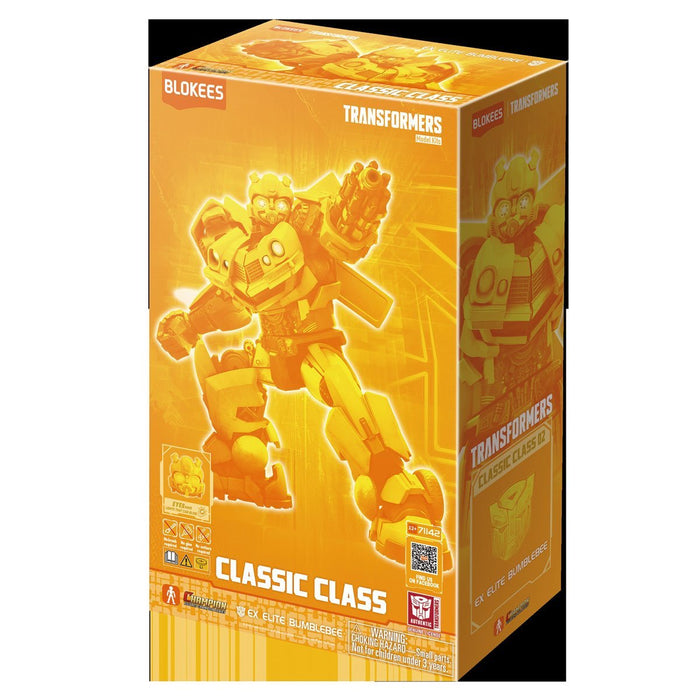 Transformers Classic Class Rise of the Beasts EX Elite Gold Plated Bumblebee Blokees Model Kit