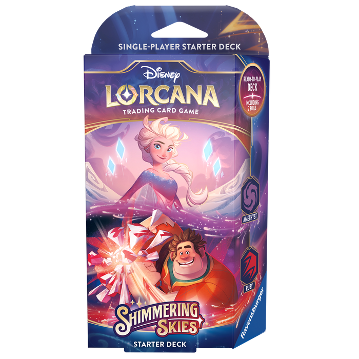 DISNEY LORCANA: SHIMMERING SKIES STARTER DECKS (2 PACK)