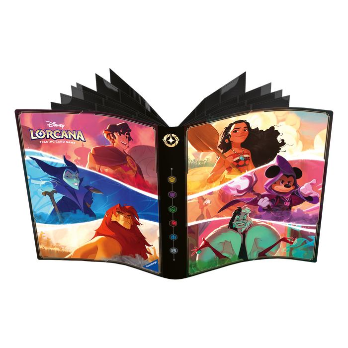 DISNEY LORCANA: SHIMMERING SKIES PORTFOLIO CARD BINDER CHARACTERS