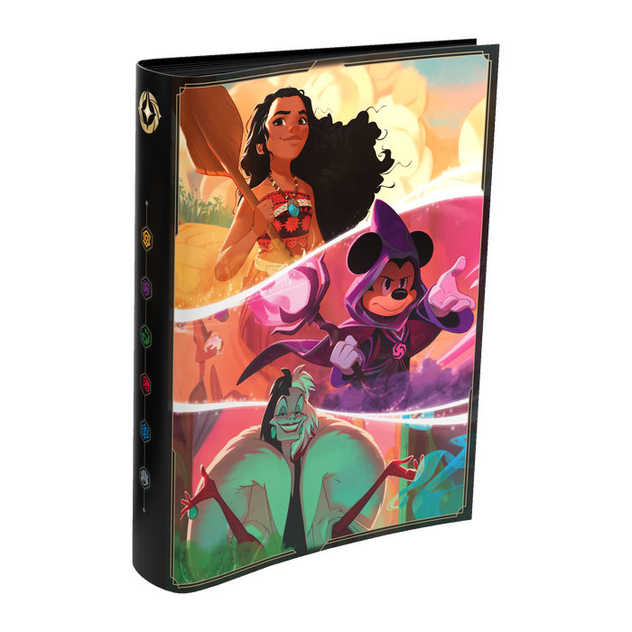 DISNEY LORCANA: SHIMMERING SKIES PORTFOLIO CARD BINDER CHARACTERS