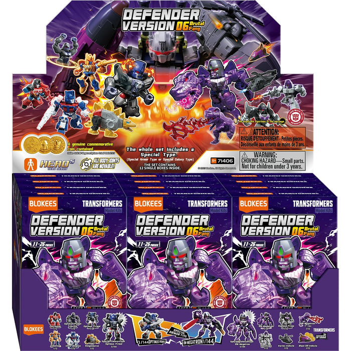 Transformers Defender Version 06 Brutal Fang | Model Kit | Blokees