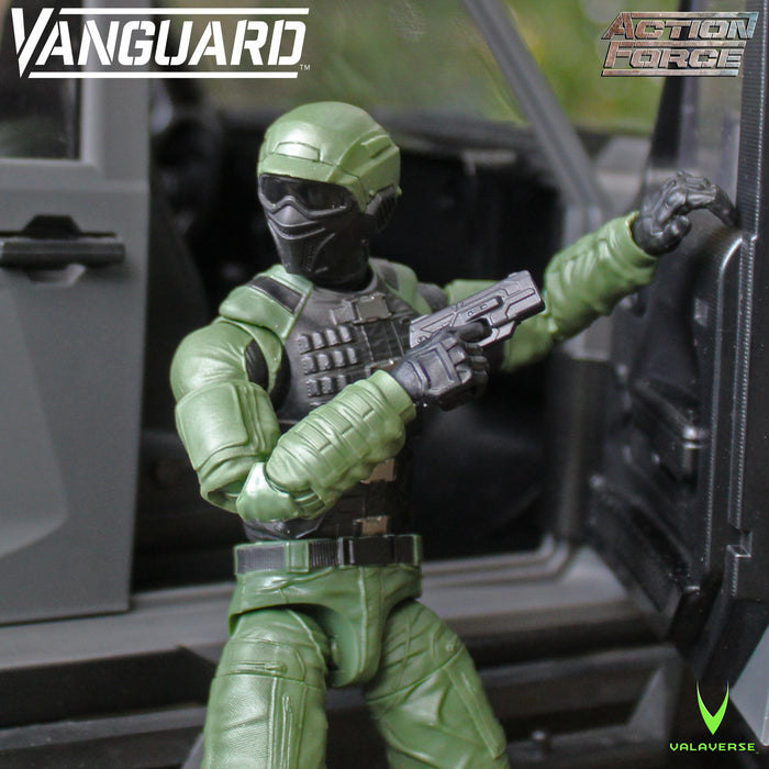 Action Force VANGUARD Vehicle Stealth Gray (Includes: Stealth Gray Missile Launcher Add-On)