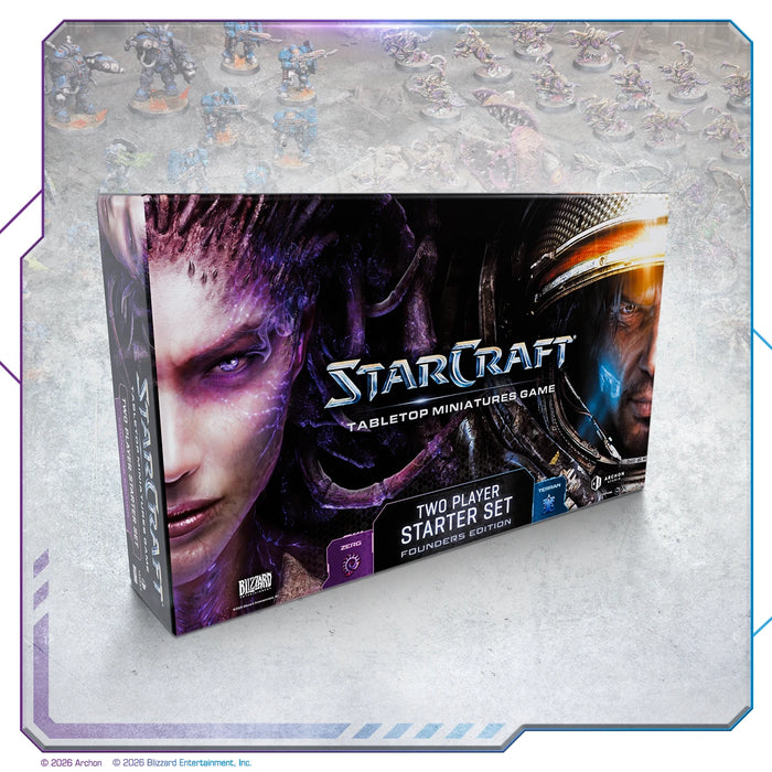 [PREORDER] Two Player Starter Set - Founders Edition | Starcraft: The Miniatures Game