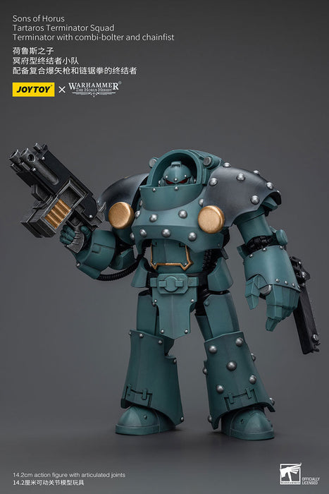 [PRE-ORDER] Sons of Horus Tartaros Terminator Squad Terminator with Combi-Bolter and Chainfist