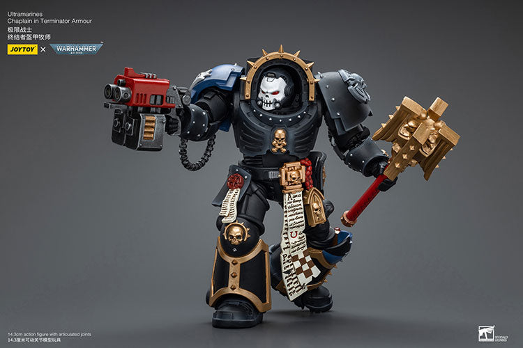 [PRE-ORDER] Ultramarines Chaplain in Terminator Armour