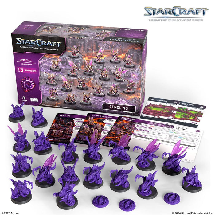 [PREORDER] Zergling Expansion Set | Zerg | Starcraft: The Miniatures Game