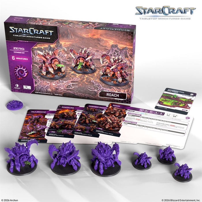 [PREORDER] Roach Expansion Set | Zerg | Starcraft: The Miniatures Game