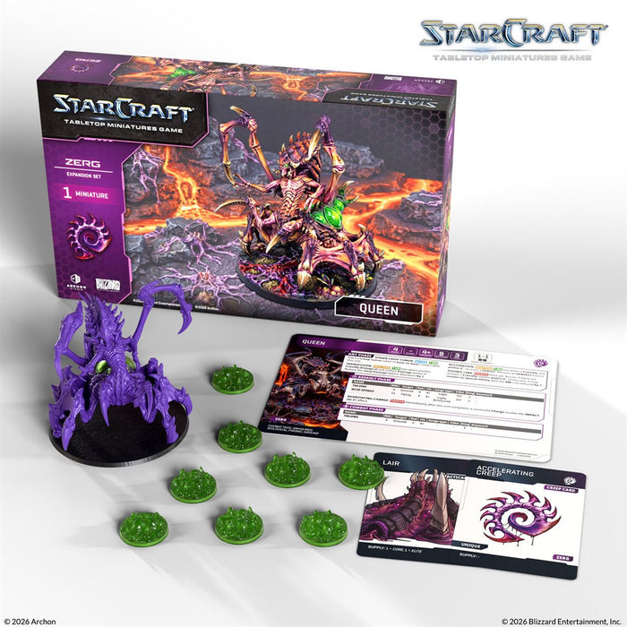 [PREORDER] Queen Expansion Set | Zerg | Starcraft: The Miniatures Game