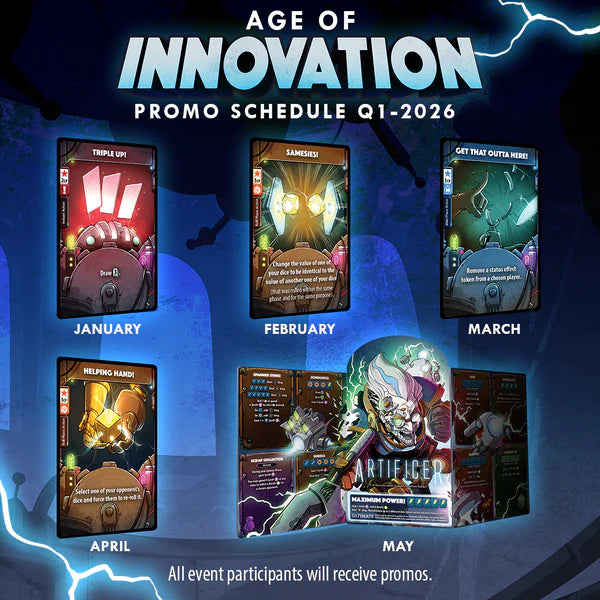 Dice Throne Boardgame | The Age of Innovation Weekly Event | Saturdays