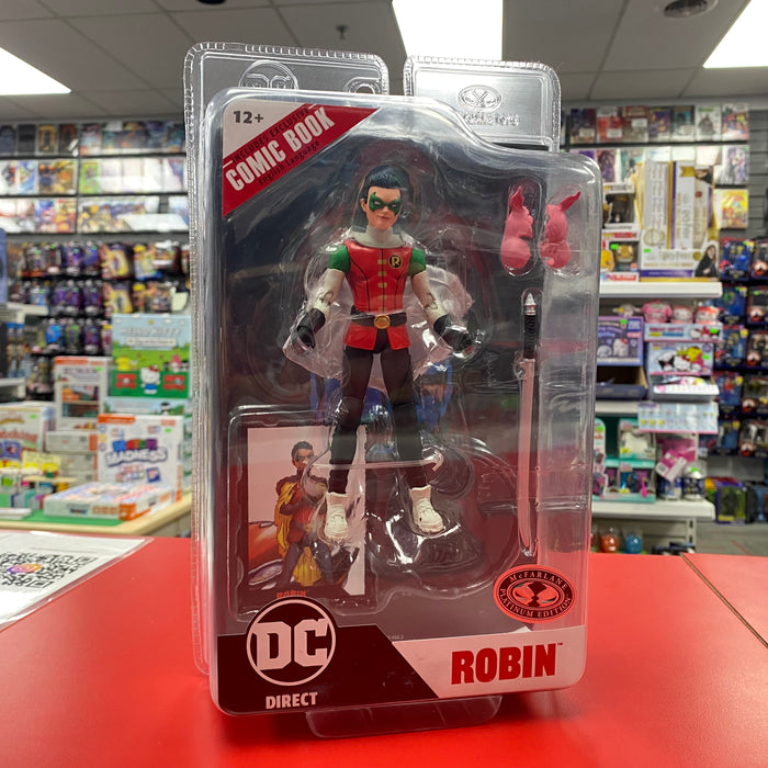 Robin (Batman: Reborn) 7in Figure with Comic (Page Punchers) (McFarlane Toys)