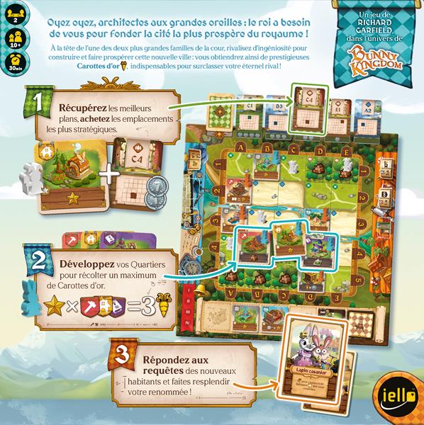 Bunny Kingdom Town | Board Game | iello