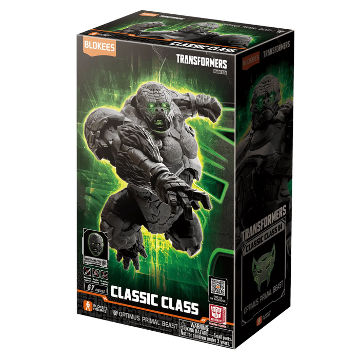 Classic Class Optimus Primal Beast  | Transformers Rise of the Beasts | Blokees Model Kit