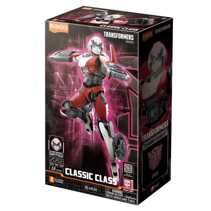 Classic Class Arcee | Transformers Rise of the Beasts | Blokees Model Kit