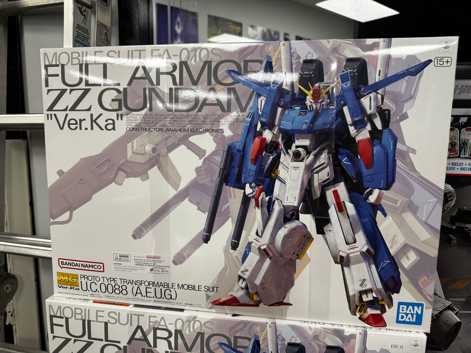 MG 1/100 FULL ARMOR ZZ GUNDAM Ver.Ka | Model Kit | Bandai