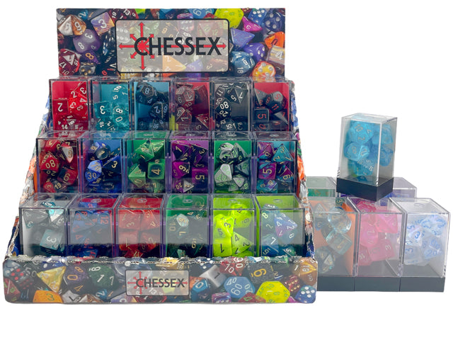 Best of Chessex: Sampler: 7PC Polyhedral Dice Set