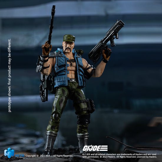 HIYA Exquisite Mini Series 1/18 Scale 4 Inch G.I.Joe Gung-Ho Action Figure