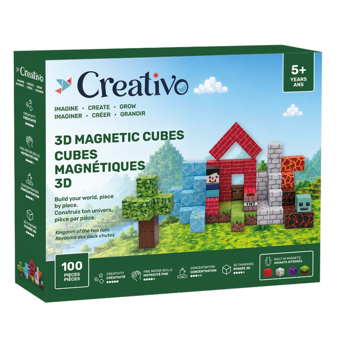 Kingdom of Two Falls | Magnetic 3D Cube Set | Creatio