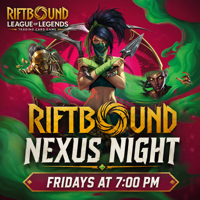 Weekly Nexus Night | Fridays | Riftbound TCG