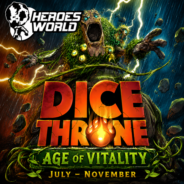 Weekly Organized Play | The Age of Vitality | Dice Throne Boardgame