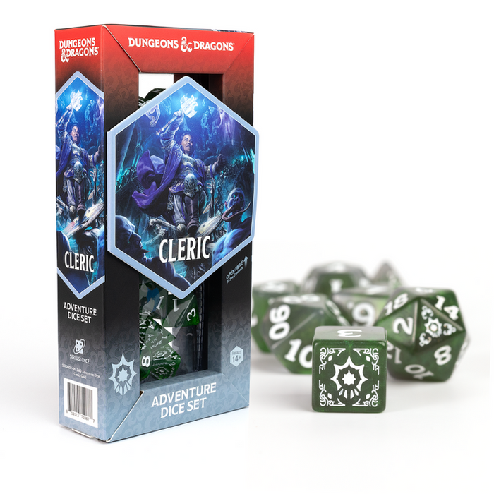 Dungeons & Dragons Adventure Dice - Cleric: Green (Sirius Dice)