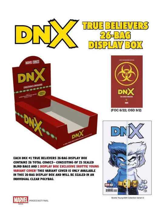 DNX#1 True Believers 26-Bag Display Box | Marvel Comics